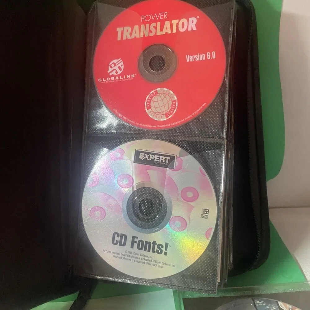 Lot Of Over 50+  PC CD Rom Computer Games Multimedia Atlas Kids Zoo in Binder